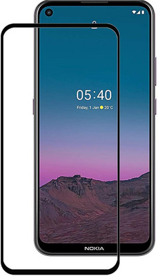 CASEHUNT Edge To Edge Tempered Glass for Nokia c3(Pack of 1)