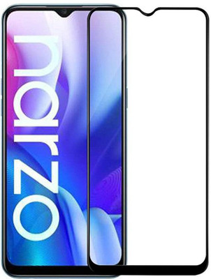 TESPARK Edge To Edge Tempered Glass for Realme Narzo 20A(Pack of 1)