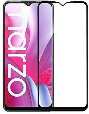 TESPARK Edge To Edge Tempered Glass for Realme Narzo 20A(Pack of 1)