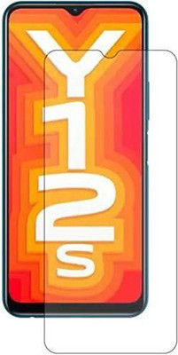 Caseline Tempered Glass Guard for Vivo Y12s(Pack of 1)