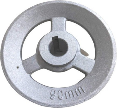 Xinding Motor Pulley Suitable for Clutch Motor Used in Sewing Machine,Pulley Size 90mm Sewing Machine Base No(Steel)