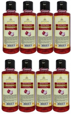 Khadi Pure Onion Hair Cleanser - 210ml (Set of 8)(1680 ml)