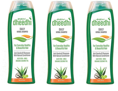 Dhathri Deedhi shampoo 200 ml - pack of 3 - total 600 ml(600 ml)