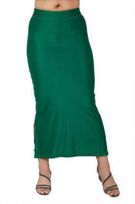 YMS bottlegreensareeshapewear Lycra Blend Petticoat(L)