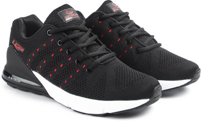 LANCER Running Shoes For Men(Black , 10)