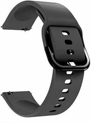 Asotai 20MM SILICON WATCH STRAP FOR SAM GALAXY WATCH ACTIVE/ACTIVE 2/LTE (42MM) Smart Watch Strap(Black)