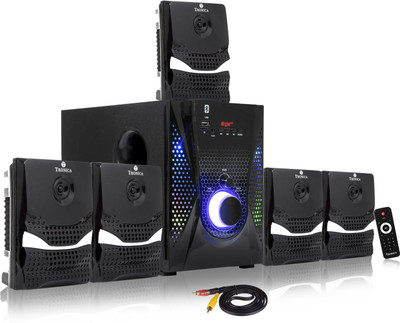 TRONICA Home Theater System with Bluetooth/PenDrive/Fm/TV/Aux Support with Remote 40 W Bluetooth Home Theatre(Black, 5.1 Channel)