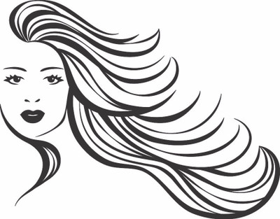 amazinghubsolution 60 cm a...saloongirl Self Adhesive Sticker(Pack of 1)