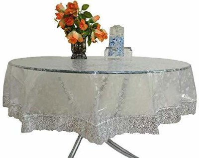 BLUEGRACE Geometric 4 Seater Table Cover(Transparent, PVC)