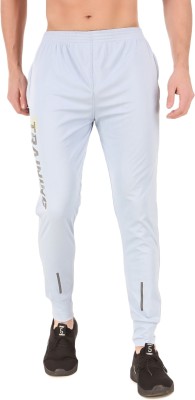 UZARUS Solid Men Light Blue Track Pants