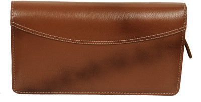 Sukeshcraft Leather Multiple Cheque Book Holder(Tan)