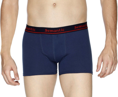 Semantic Men Men's Cotton Trunks Non Itching Anti Chaffing Underwear Brief