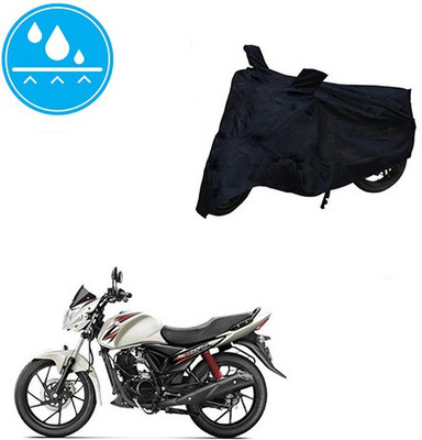 SRENTERPRISES Two Wheeler Cover for Suzuki(Sling Shot, Black)