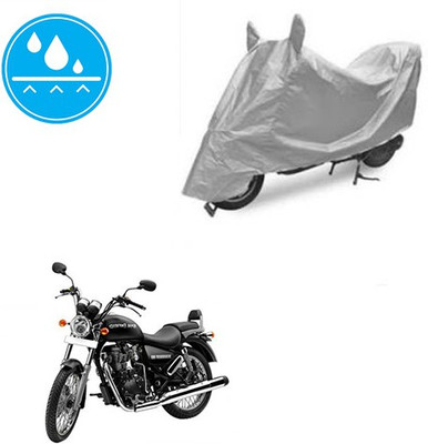 SRENTERPRISES Two Wheeler Cover for Royal Enfield(Thunderbird 350, Silver)