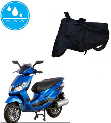 SRENTERPRISES Two Wheeler Cover for Bajaj(Sunny, Black)
