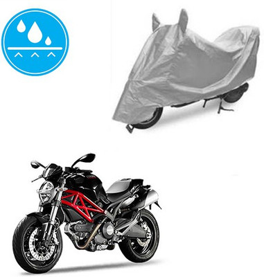 Atulit enterprises Two Wheeler Cover for Ducati(Monster 796 S2R, Silver)