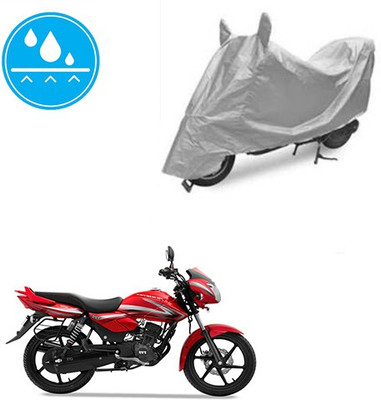 Atulit enterprises Two Wheeler Cover for TVS(Pheonix, Silver)