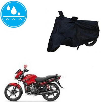 Mdstar Waterproof Two Wheeler Cover for Hero(Glamour FI, Black)