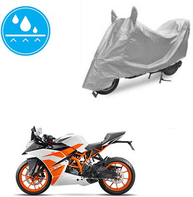 Atulit enterprises Two Wheeler Cover for KTM(Duke 200, Silver)
