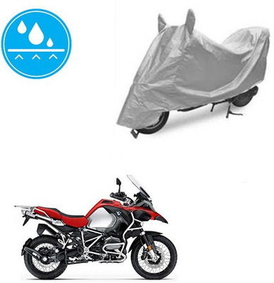 Atulit enterprises Two Wheeler Cover for BMW(R 1200 GS, Silver)