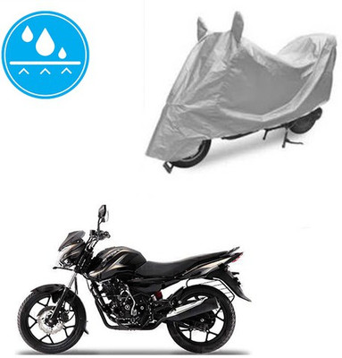 Atulit enterprises Two Wheeler Cover for Bajaj(Discover 150 s, Silver)
