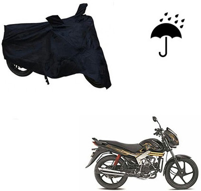 Atulit enterprises Two Wheeler Cover for Mahindra(Centuro, Black)