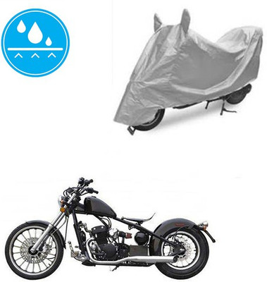 Atulit enterprises Two Wheeler Cover for Harley Davidson(Bobber 350, Silver)