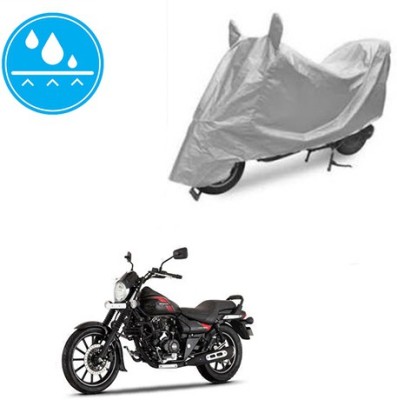 Atulit enterprises Two Wheeler Cover for Bajaj(Avenger 220 Street, Silver)