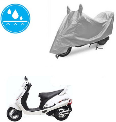 Atulit enterprises Two Wheeler Cover for Mahindra(Rodeo, Silver)