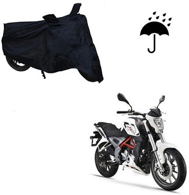 Atulit enterprises Two Wheeler Cover for DSK Benelli(TNT 25, Black)