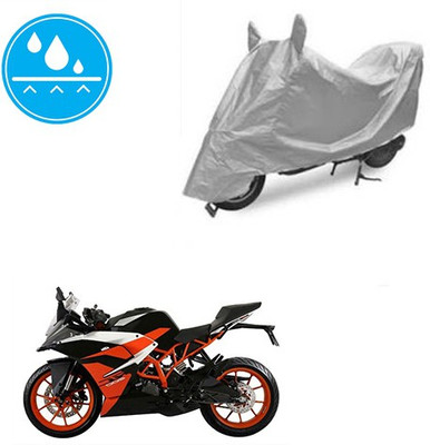 Atulit enterprises Two Wheeler Cover for KTM(RC 390, Silver)
