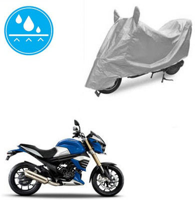 Atulit enterprises Two Wheeler Cover for Mahindra(MOJO XT 300, Silver)