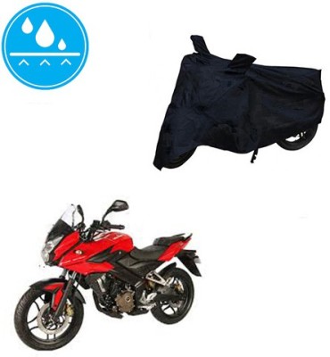 MMSSTAR Waterproof Two Wheeler Cover for Bajaj(Pulsar AS 150, Black)