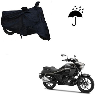 Atulit enterprises Two Wheeler Cover for Suzuki(Intruder, Black)