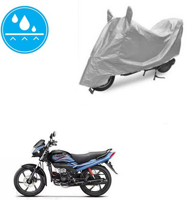 Atulit enterprises Two Wheeler Cover for Hero(Passion Plus, Silver)
