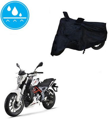 MMSSTAR Waterproof Two Wheeler Cover for DSK Benelli(TNT 25, Black)