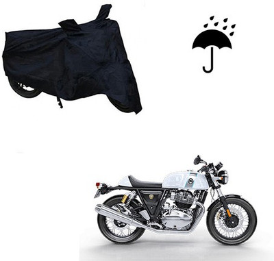 RPSENTTERPR Waterproof Two Wheeler Cover for Royal Enfield(Continental GT, Black)