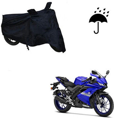 Atulit enterprises Two Wheeler Cover for Yamaha(R15 V3, Black)