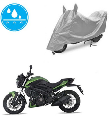 Atulit enterprises Two Wheeler Cover for Bajaj(Dominar, Silver)