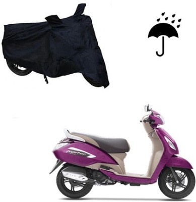 Atulit enterprises Two Wheeler Cover for TVS(Jupiter, Black)