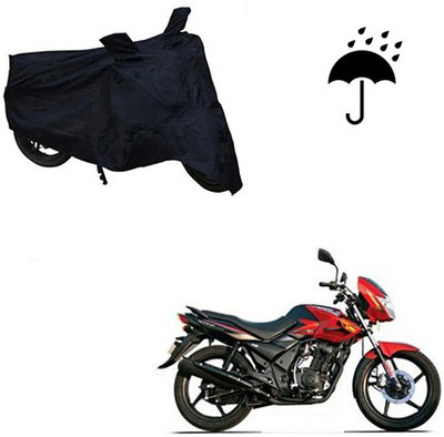 Atulit enterprises Two Wheeler Cover for TVS(Flame DS 125, Black)