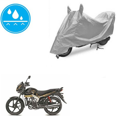 Atulit enterprises Two Wheeler Cover for Mahindra(Centuro, Silver)
