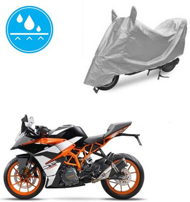 Atulit enterprises Two Wheeler Cover for KTM(RD 350, Silver)