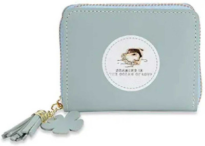 Gorgeous Girls Trendy, Ethnic Blue Artificial Leather Wrist Wallet(4 Card Slots)