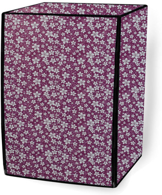 Nitasha Front Loading Washing Machine  Cover(Width: 70 cm, Purple, White)