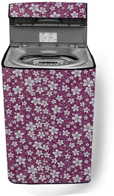 Nitasha Top Loading Washing Machine  Cover(Width: 58 cm, Purple, White)