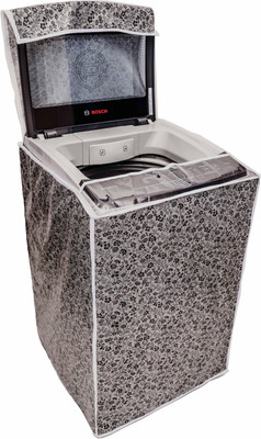 Elito Top Loading Washing Machine  Cover(Width: 58 cm, grey)