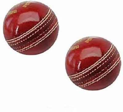 RASTOGI TRADERS RT Club leather ball red 2 pcs (pack of 2) Cricket Leather Ball(Pack of 2)