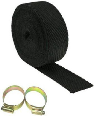 AOWBIKES SI-WRAP-BLK-82 Bike Exhaust Heat Shield