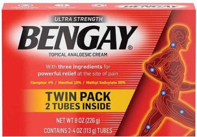 Bengay ULTRA STRENGTH TOPICAL ANALGESIC CREAM TWIN PACK 113 GM Cream(226 g)